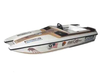 White Fiberglass Speed Boat (HA 310)