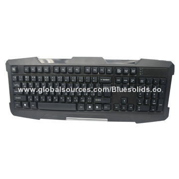 OEM Wired USB Port Backlit Gaming Keyboard with LED Light, Three Colors Can be Change