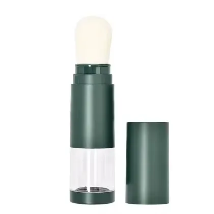 Refillable Sunscreen Powder Brush with Mineral Powder Container