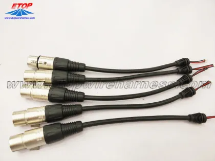 XLR 5pin Female Jack Microphone Audio Connector