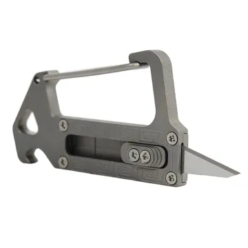 EDC Camping Hunting Fishing Multi-Tool with Carabiner and Knife