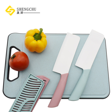 Ceramic Fruit Slicing Meat Cleaver Knife with Cover