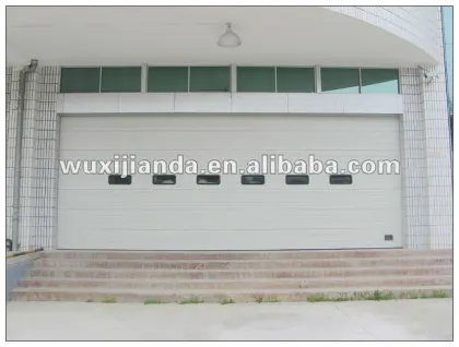 auto exterior sliding doors with windows /sectional door