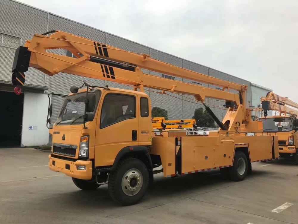 22m DongFeng folding arm high altitude operation truck