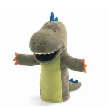2014 new design plush dinosaur hand puppet