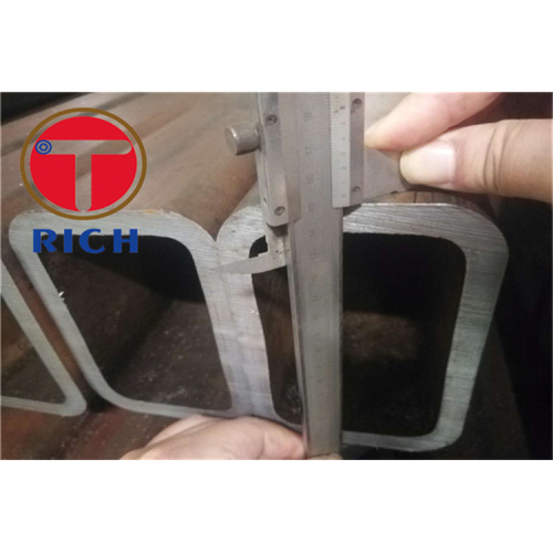 Tubo rectangular cuadrado de acero inoxidable