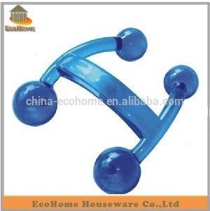 Manual handle Plastic body mini massager