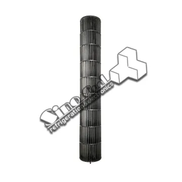 90-107mm Diameter Air Conditioner Blower Plastic Cross Flow Fan Blade