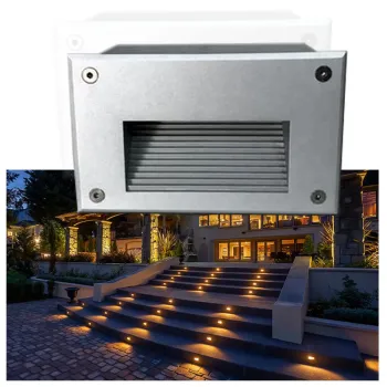 120V LED Step Light - Dimmable Stairway Lighting for Indoor and Outdoor Use