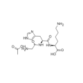 Péptido cosmético Gly-His-Lys acetato de sal CAS 72957-37-0