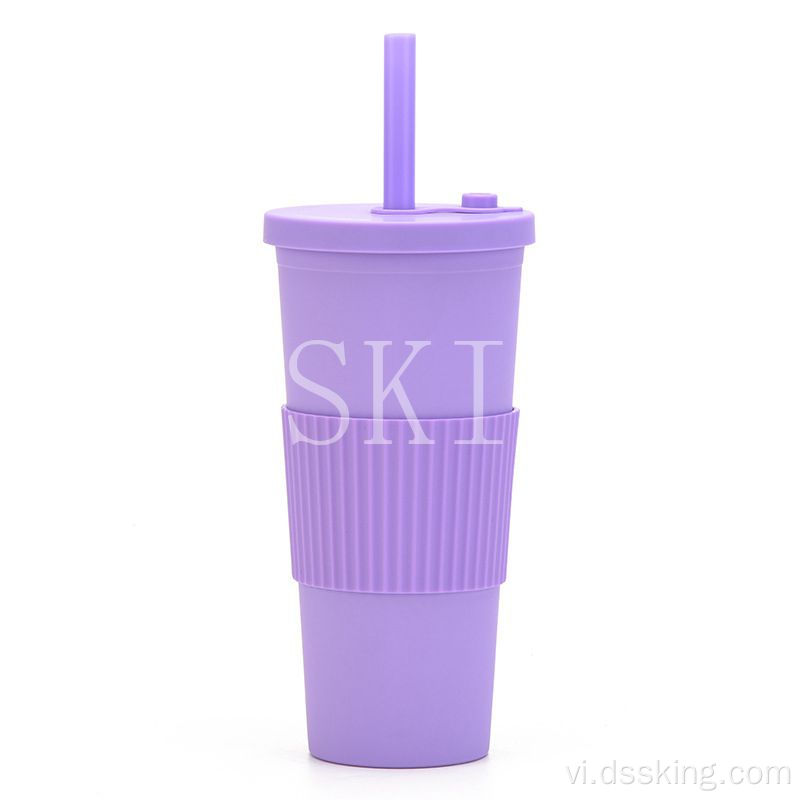 2022 MỚI Dung lượng lớn Lớp đôi Lớp nhựa Big Hole Outable Outdoor Cup