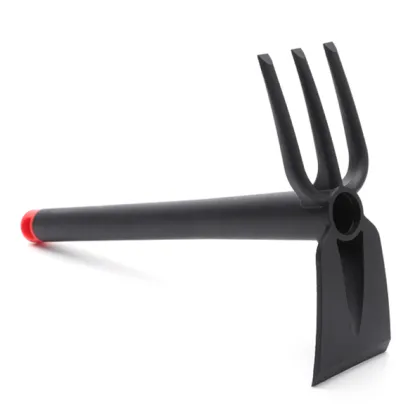 Professional Dual-Headed Garden Hoe and Weeding Tool: A Multipurpose, Sturdy Garden Rake and Hoe Combination