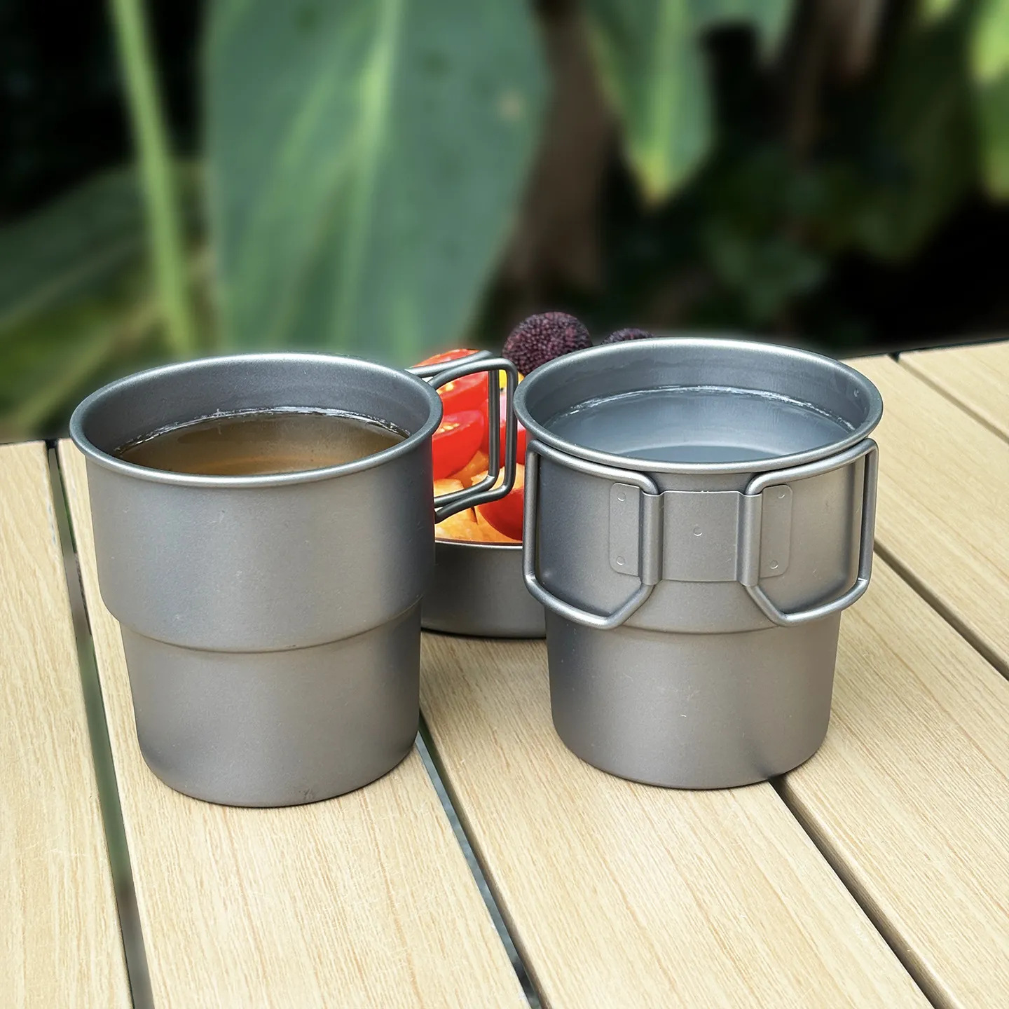 Premium Lightweight & Durable Titanium Camping Coffee Cup