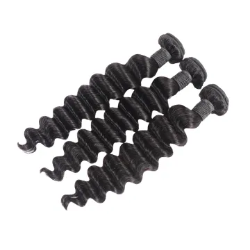 cuticle aligned unprocessed mink brazilian human hair loose deep wave bundles wholesale virgin human hair