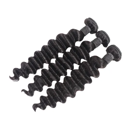 cuticle aligned unprocessed mink brazilian human hair loose deep wave bundles wholesale virgin human hair