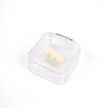 Double Elastic Membrane Storage Boxes 50x50mm with Hinged Lids