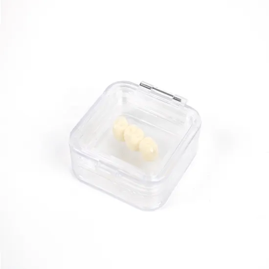 Double Elastic Membrane Storage Boxes 50x50mm with Hinged Lids
