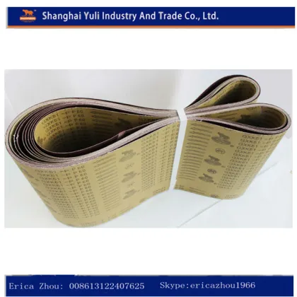high quality abrasive belt gxk51/diamond abrasive belt