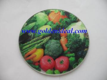 Round Tempered Glass Cutting Board (CB30-4-R)