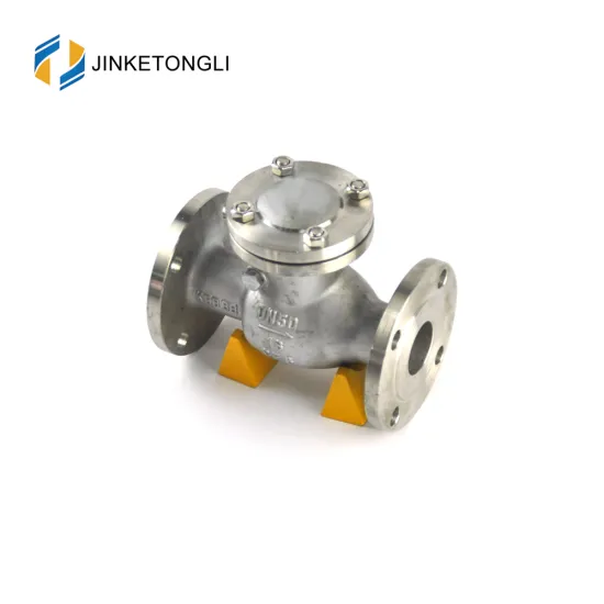 JKTLPC058 industrial inline forged steel flanged oil check valve