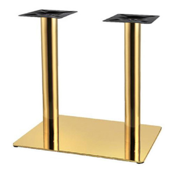 Stainless Steel Dining Round Bar Table Bases Gold