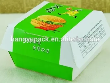 Paper hamburger box