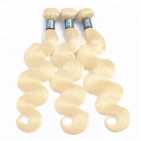 Hot Sale Human Hair Extension Body Weave Color 613 Raw Indian Hair Vendor