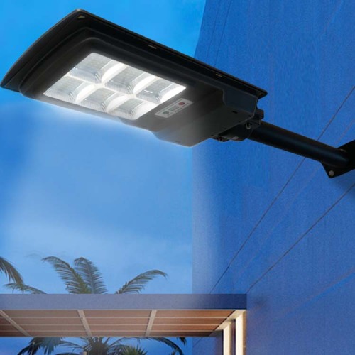 Outdor Ip65 100W 150W Todo en uno Luz de carretera LED solar