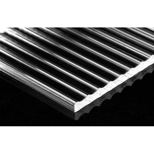 Fluted Acrylic Plate Clear Fluted Acrylic Sheet for Decoration Supplier