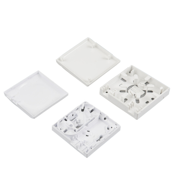 ftth 2 port SC fiber optic cable wall socket, desktop small box or faceplate