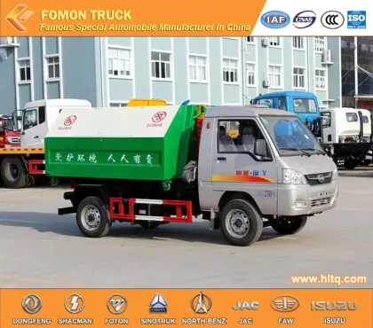 KAMA hook lift refuse truck euro5 gasoline 3m3