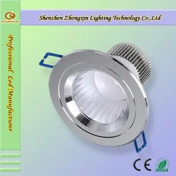 2700-6500K high lumen round led downlight 3W