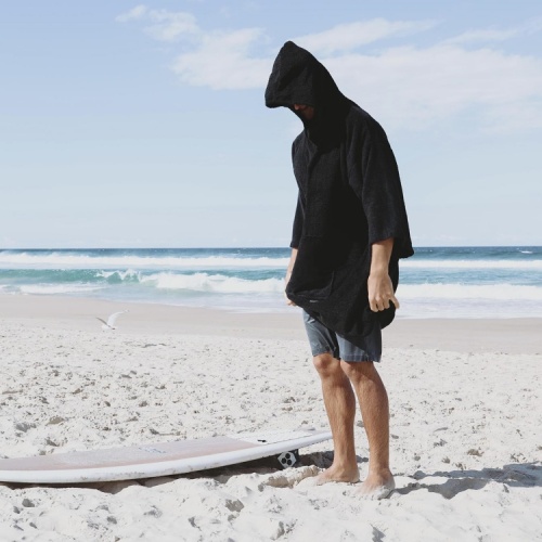 Microfiber Surf Poncho Towel Swim changing robe adult poncho towel surf robe Manufactory