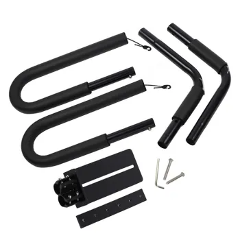 Black Aluminum surfboard moped rack