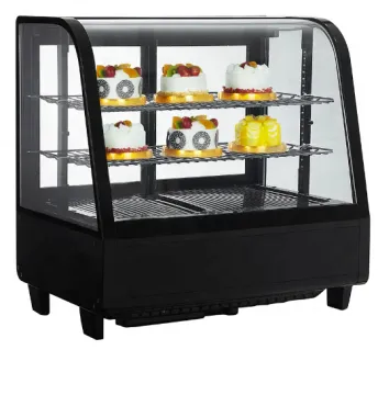 100L Popular Countertop Bakery Cake Showcase Display Cooler: Food Display Cabinet