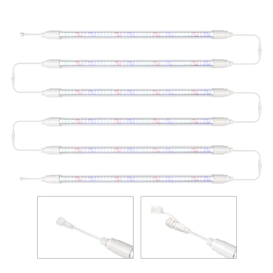 Indoor Hydroponics LED Grow Lights - Full Spectrum T8 Tubes 18w/24w (2ft/4ft)