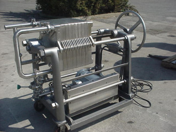 Small Manual Stainless Steel Plate Filter Press