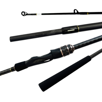 Toray Carbon Compling Rod Rod MH Action 2.4m/2.7m 2 أقسام مع أدلة معالجة أمريكية