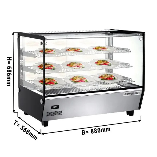 Hot Dog Table Top Sausage Roller Grill Food Warmer Display Showcase Thvnr160