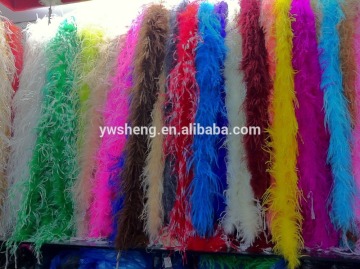 holesale fashion ostrich feather boas, feather trim For Party decoration