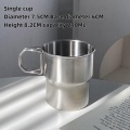 Stainless steel step cup