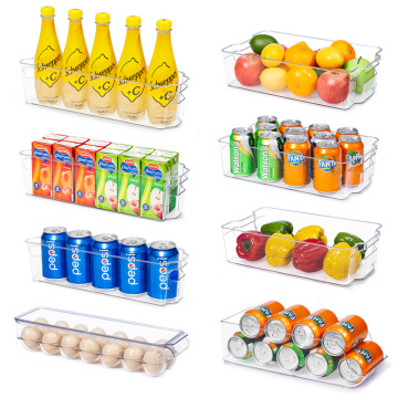 Modern Simple Large Capacity Transparent Plastic Fridge Egg Organizer