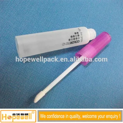 15g cosmetics eco lip balm plastic tube with transparent