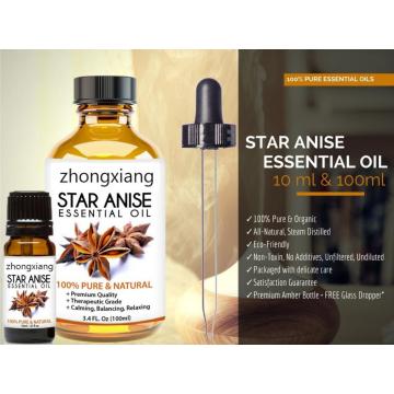 100% Pure Organic Star Anise Essential Oil