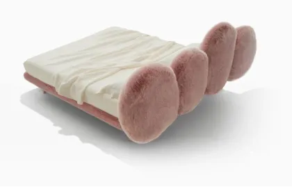 Cipria Bed Light Luxury Furniture King Size Bed