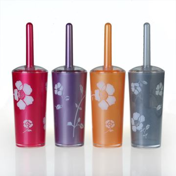 heat transfer pringting plastic toilet brush top grade bouble thickness
