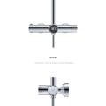 3 Function Brass Body Chrome Digital Shower