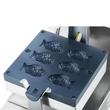 Customized Fish-shaped Waffle Maker for Bakery - Non-stick Mini Waffle Cone Machine