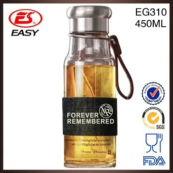 High quality personalized wholesale custom brand sports drink bottle With tea infuser