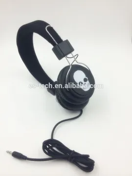 braided wire headsets, Devil headphone for halloween